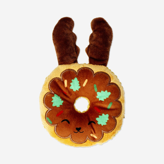 Juguete para mascotas - Donut de reno de peluche