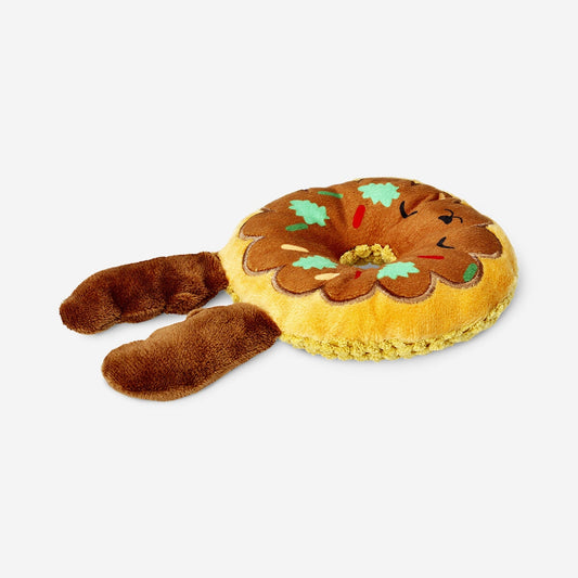 Juguete para mascotas - Donut de reno de peluche