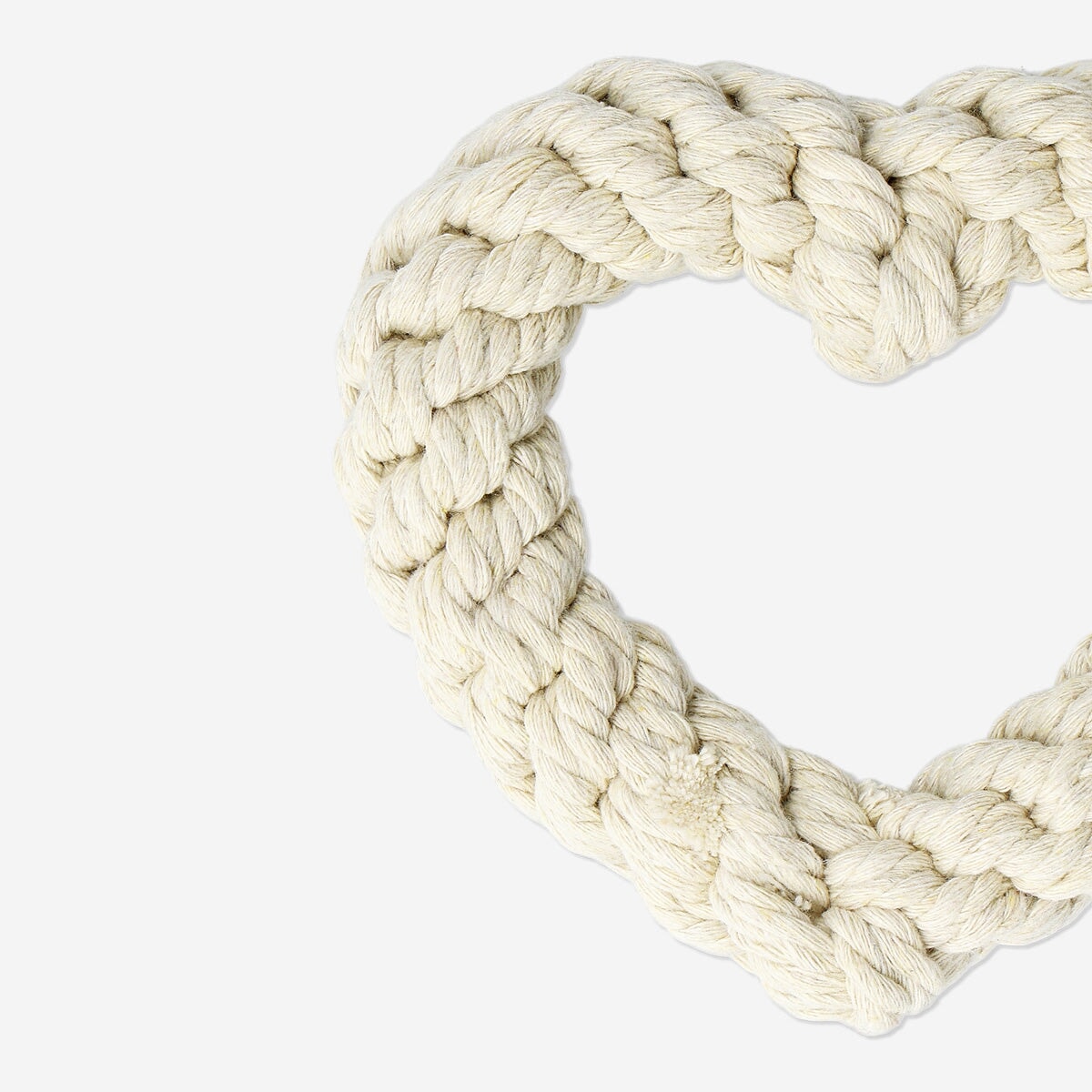 Heart shaped rope pet toy Gadget Flying Tiger Copenhagen 