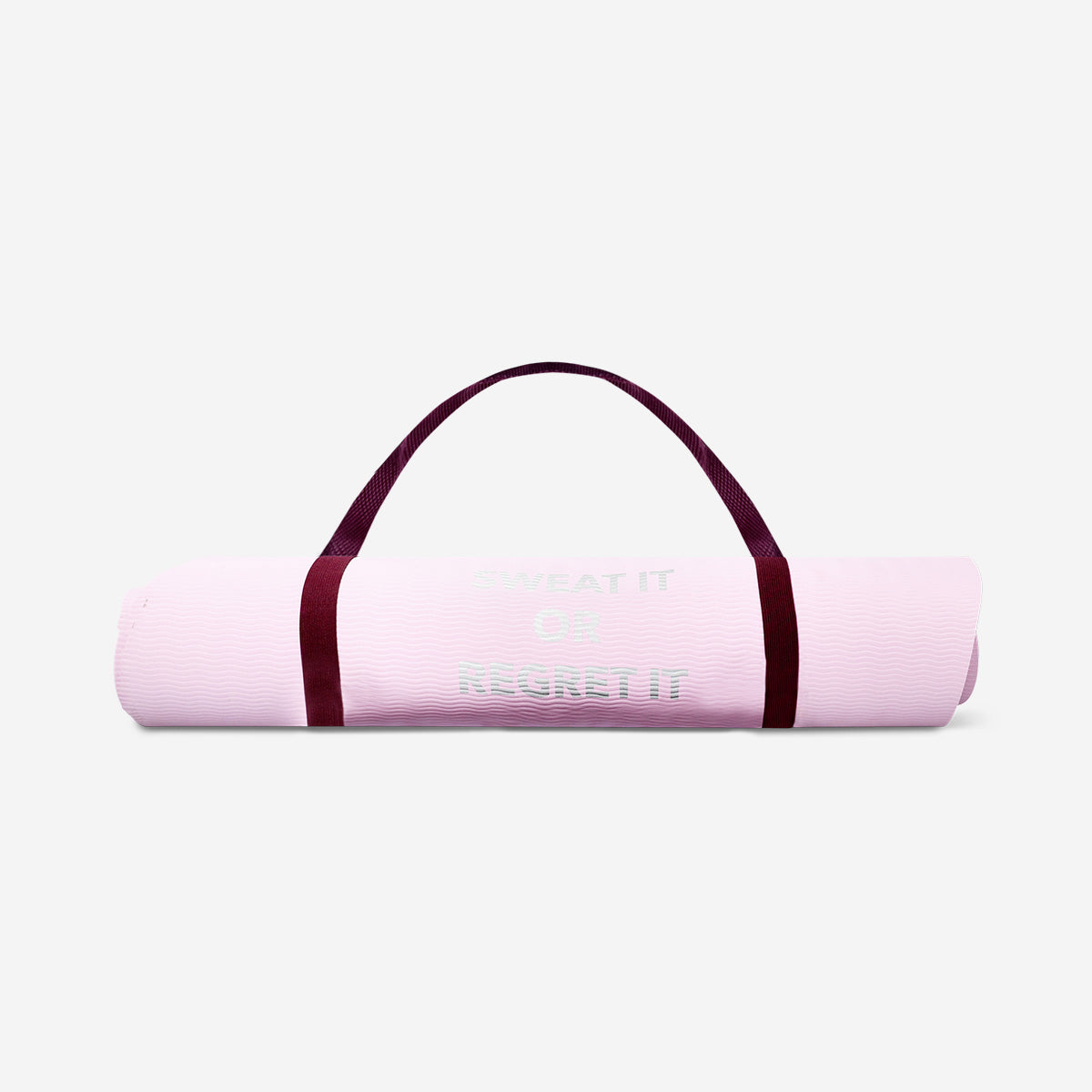 Pink Flying Tiger Copenhagen leisure exercise mat laid flat, showing soft, cushioned surface for yoga or workout routines.