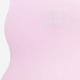 Pink Flying Tiger Copenhagen leisure exercise mat, soft and cushioned for yoga or workout sessions.