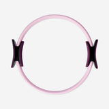 Pink Pilates ring from Flying Tiger Copenhagen, 38 cm diameter, used for fitness and exercise routines.