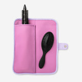 Purple organiser bag for hair tools