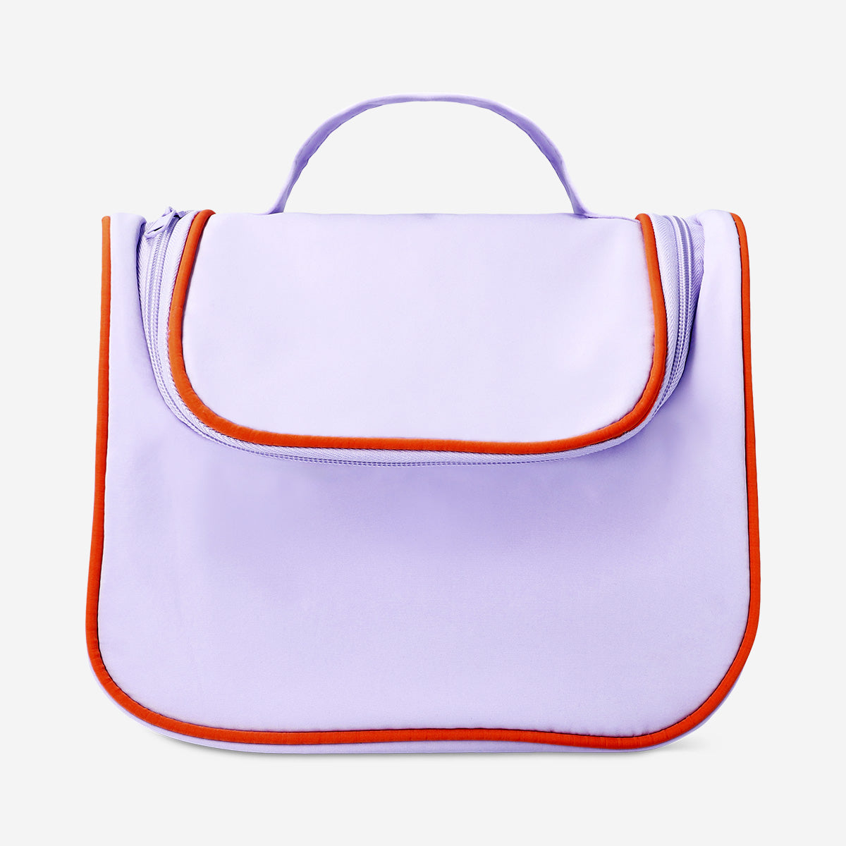 Purple toiletry bag for hanging