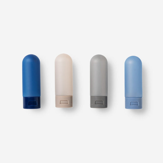 Set da viaggio in busta trasparente - 4 pz