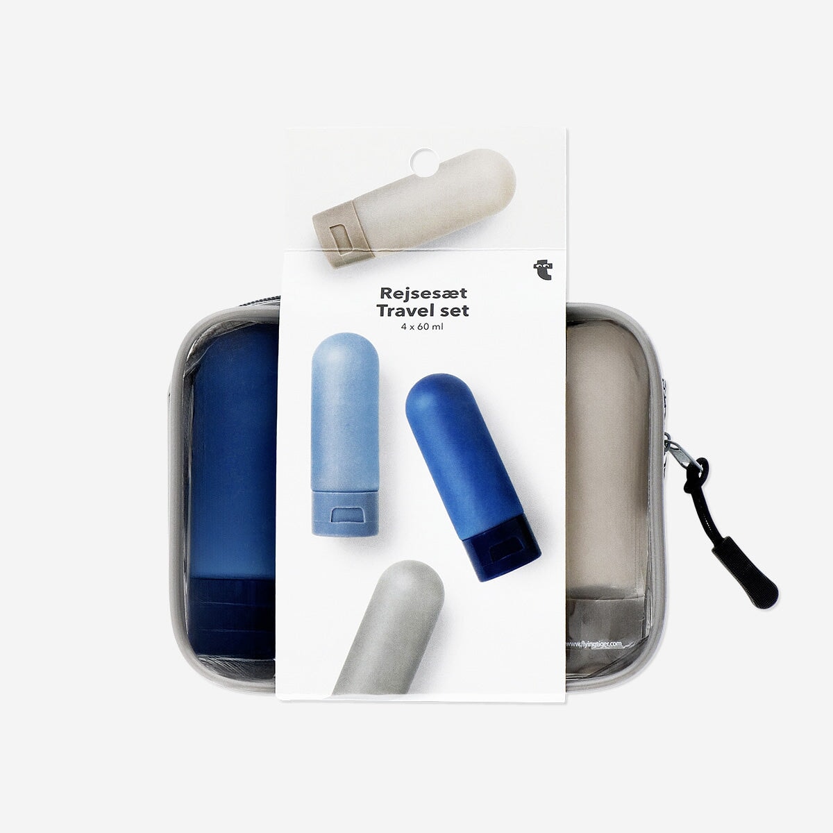 Travel set in clear bag - 4 pcs Leisure Flying Tiger Copenhagen 