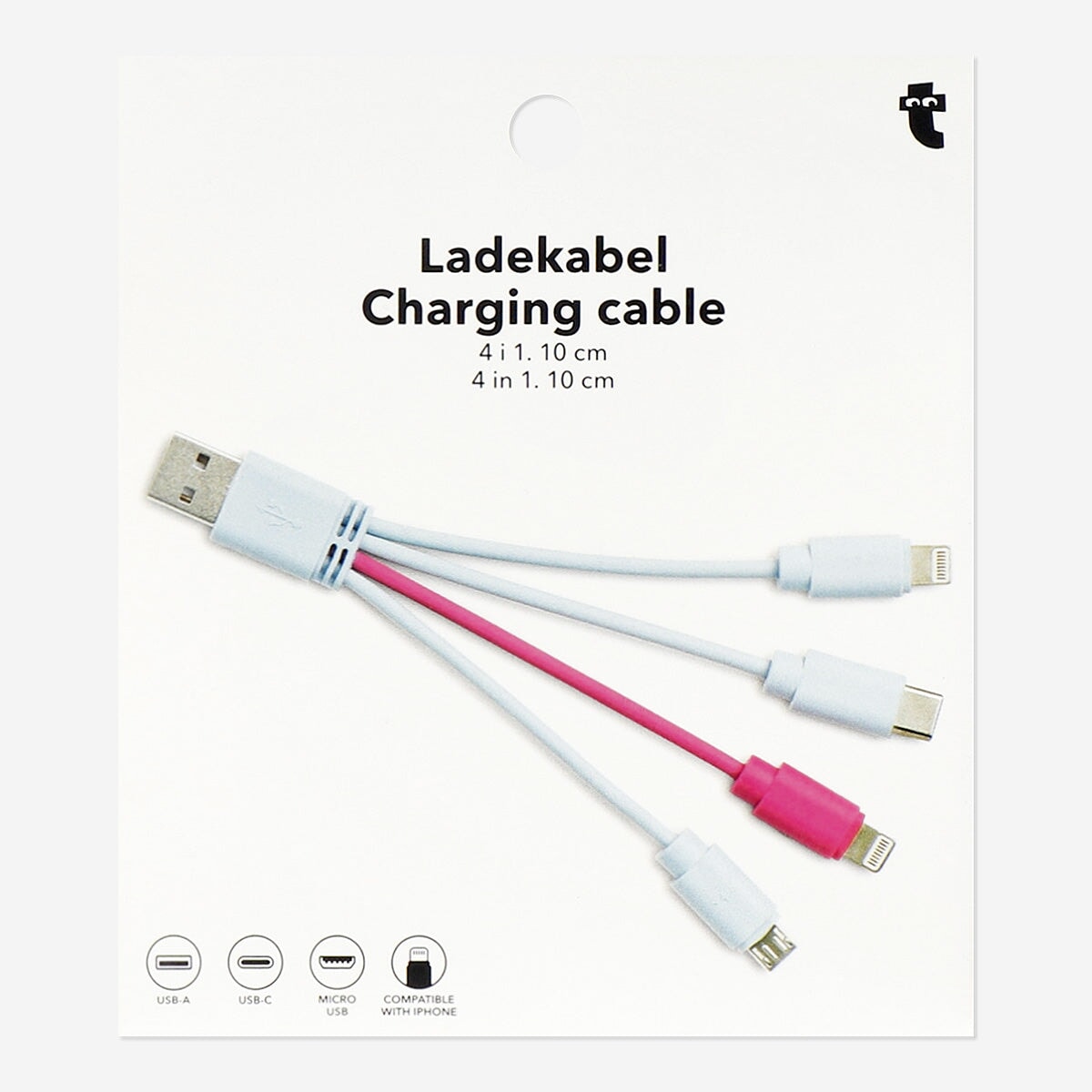 4 in 1 charging cable Media Flying Tiger Copenhagen 