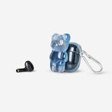 Custodia a forma di orsetto blu per auricolari - Adatta agli Airpods Pro 2