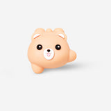 Decorazioni per smartphone e laptop con orso marrone