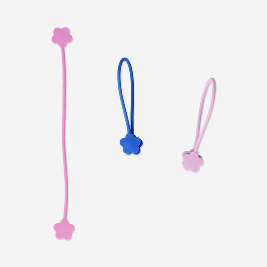 Flower cable organisers - 3 pcs