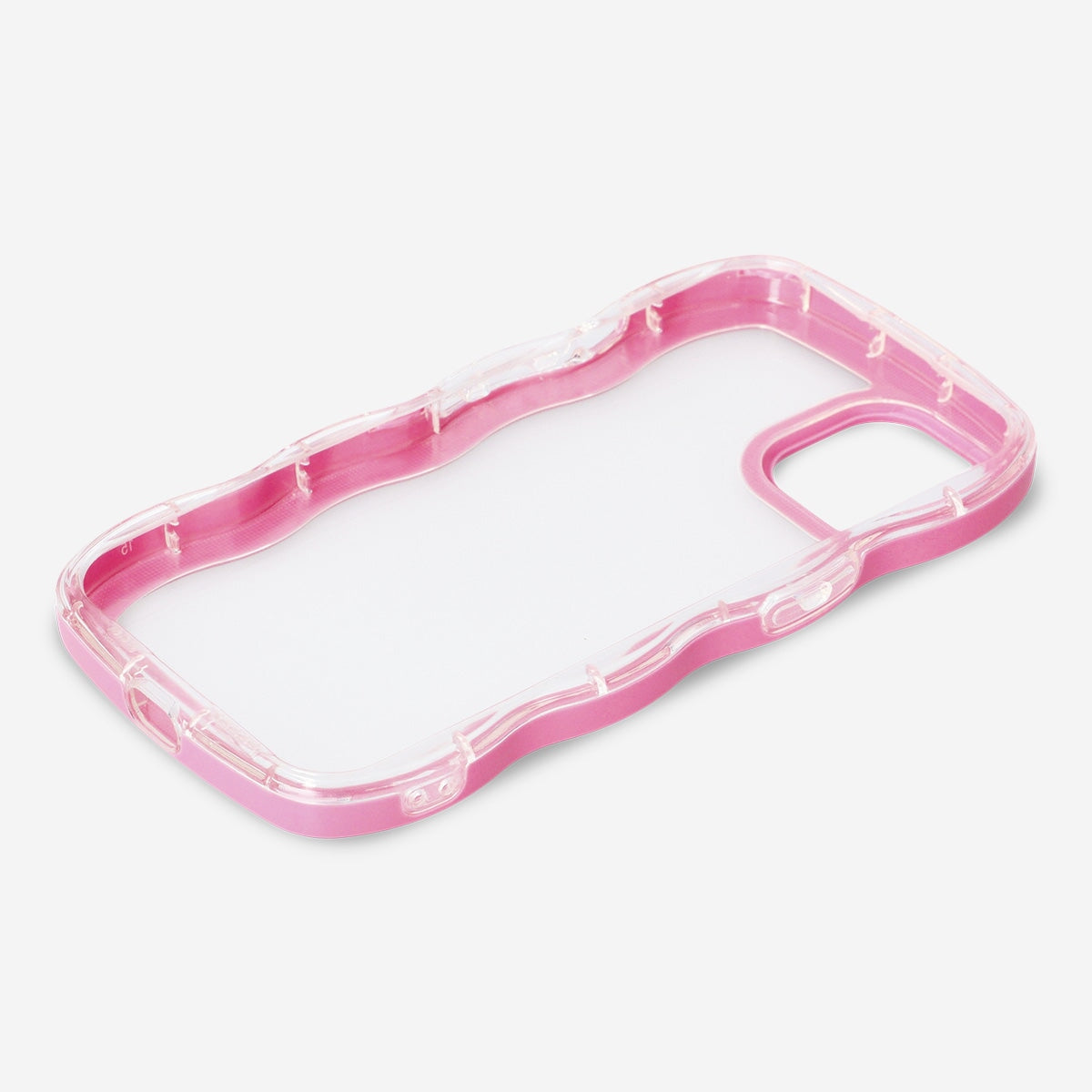 Pink wavy cover for Iphone 15 Media Flying Tiger Copenhagen 