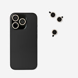 Rhinestone phone camera lens decorations - 3 pcs