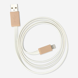 Flying Tiger Copenhagen USB charging cable with Lightning stick for media devices, compact and durable for everyday use.