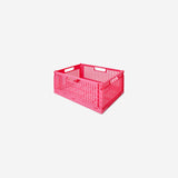 Pink collapsible storage box - 30 cm Home Flying Tiger Copenhagen 