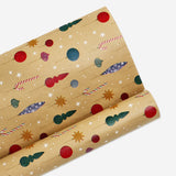 1000 cm craft wrapping paper - Ornaments and candy canes Office Flying Tiger Copenhagen 