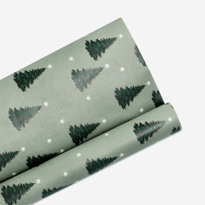 Office craft wrapping paper with Christmas tree design, 400 cm length from Flying Tiger Copenhagen.