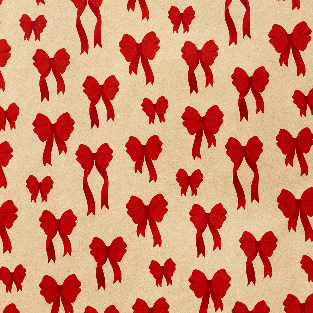 400 cm craft wrapping paper - Red bows Office Flying Tiger Copenhagen 