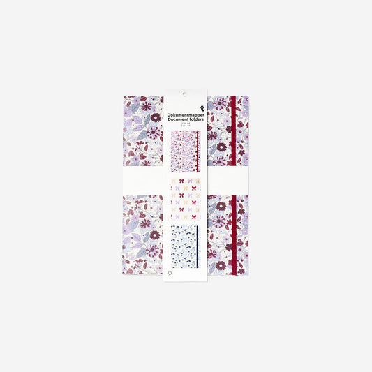 Carpetas para documentos A4 con impresiones - 3 uds.