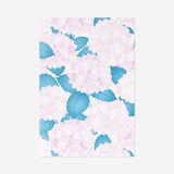 A5 hydrangea notebook
