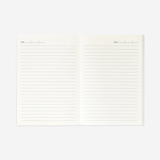 A5 hydrangea notebook