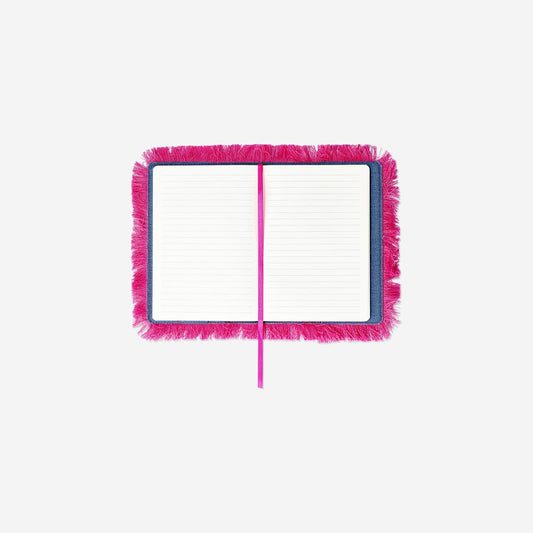 Libreta vaquera estilo western A5 con borlas