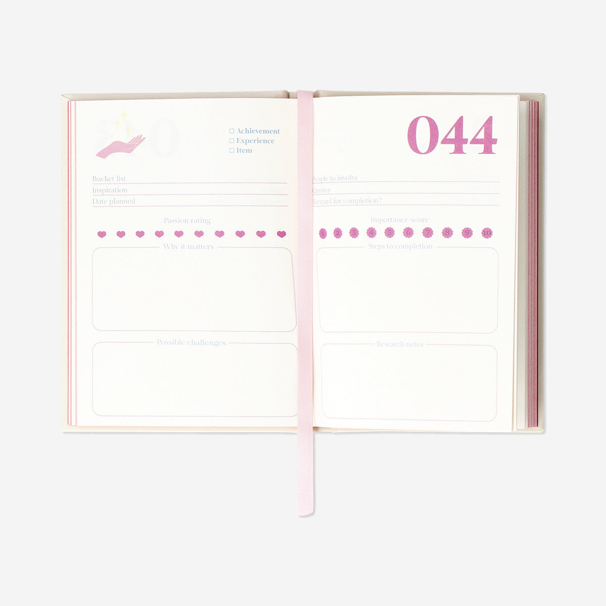 A6 bucket list journal - Flying Tiger Copenhagen