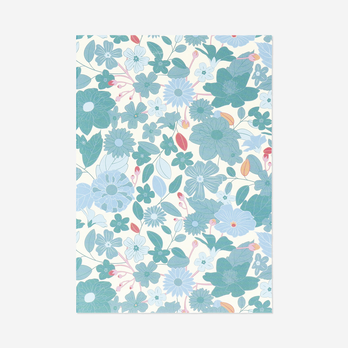 Cahier à fleurs A6