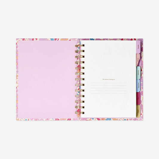 B6 floral planificador semanal
