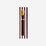 Black ink ballpoint pen with gold cat topper from Flying Tiger Copenhagen, perfect for office use.