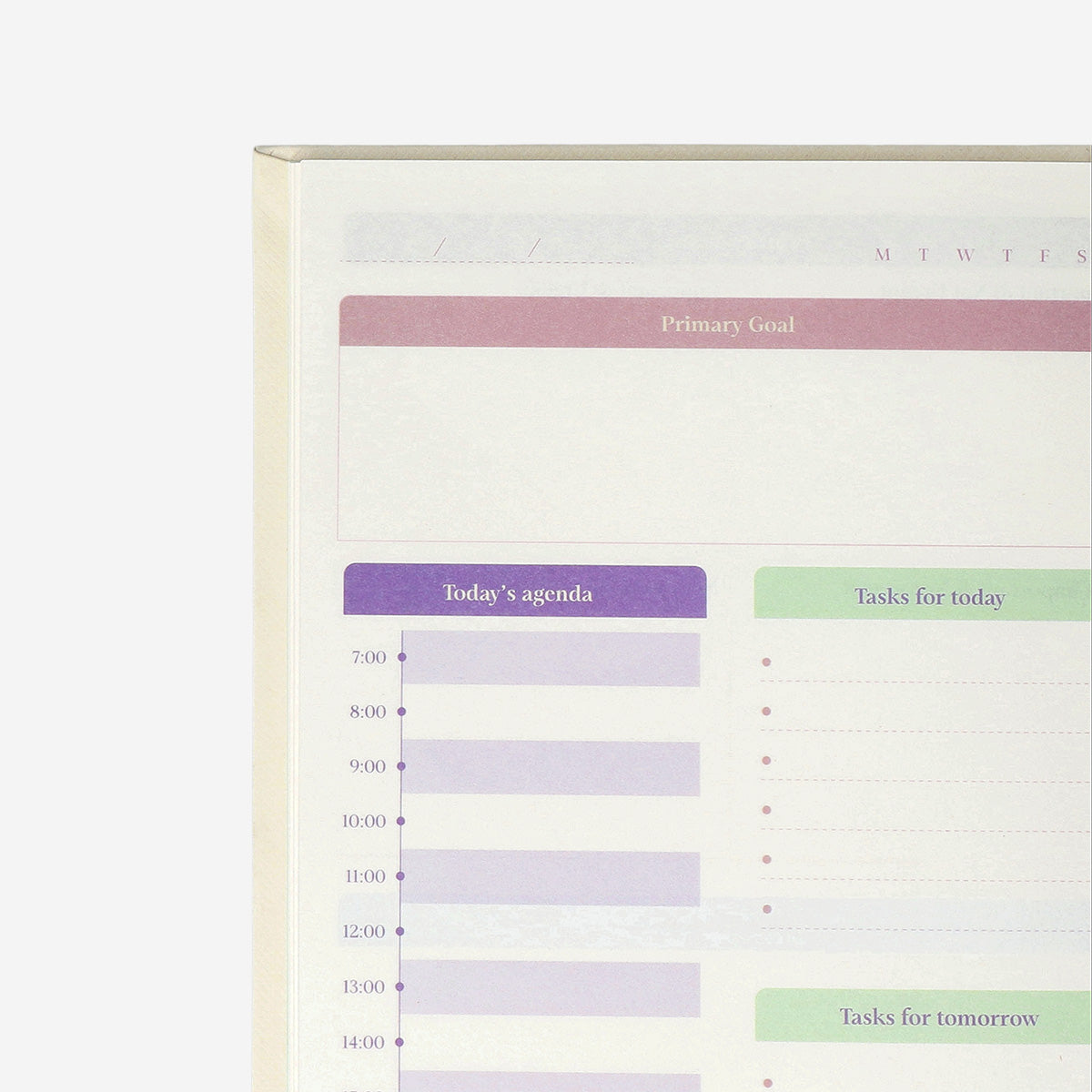 Beige undated personal planner - Flying Tiger Copenhagen