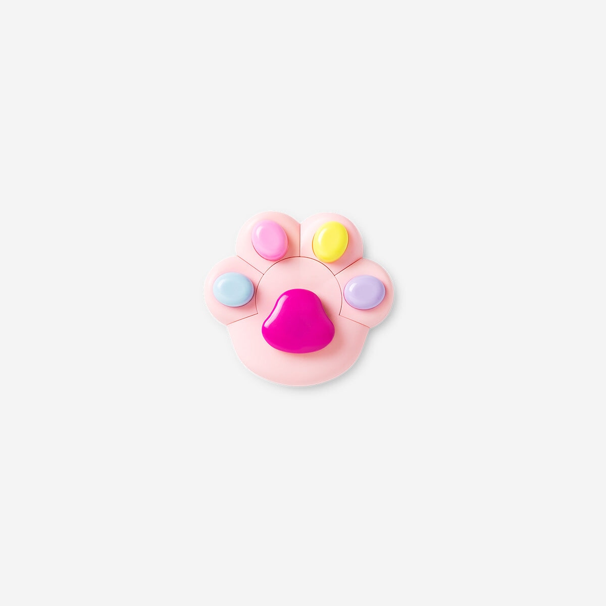 Flying Tiger Copenhagen Big Paw highlighter set with colorful office highlighters on a desk.