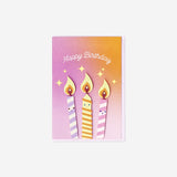 Birthday card with candles office Flying Tiger Copenhagen 