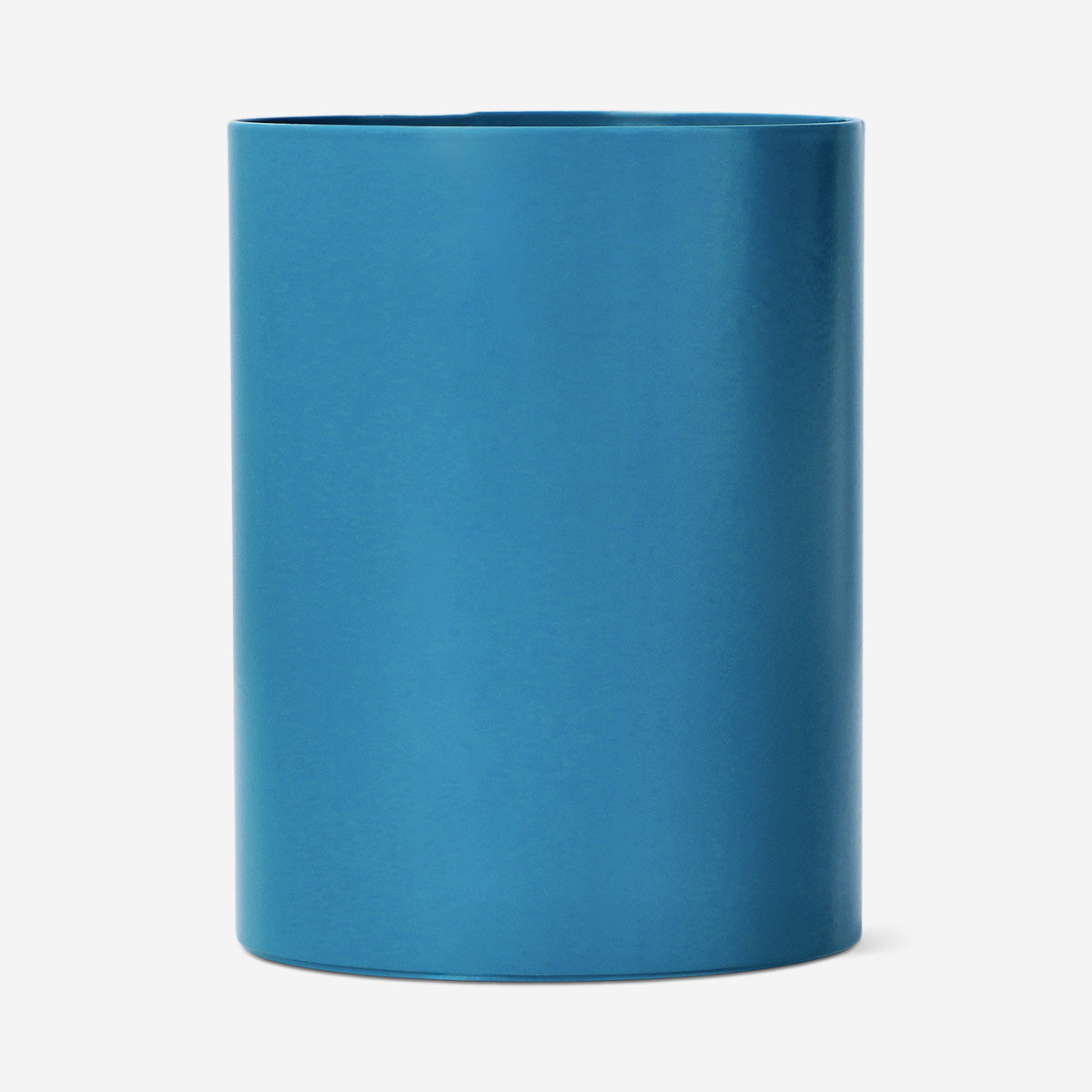 Blue metal pencil holder