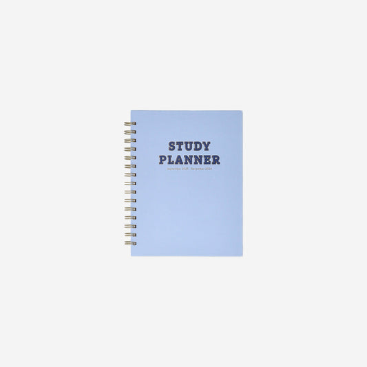 Blue study planner - English