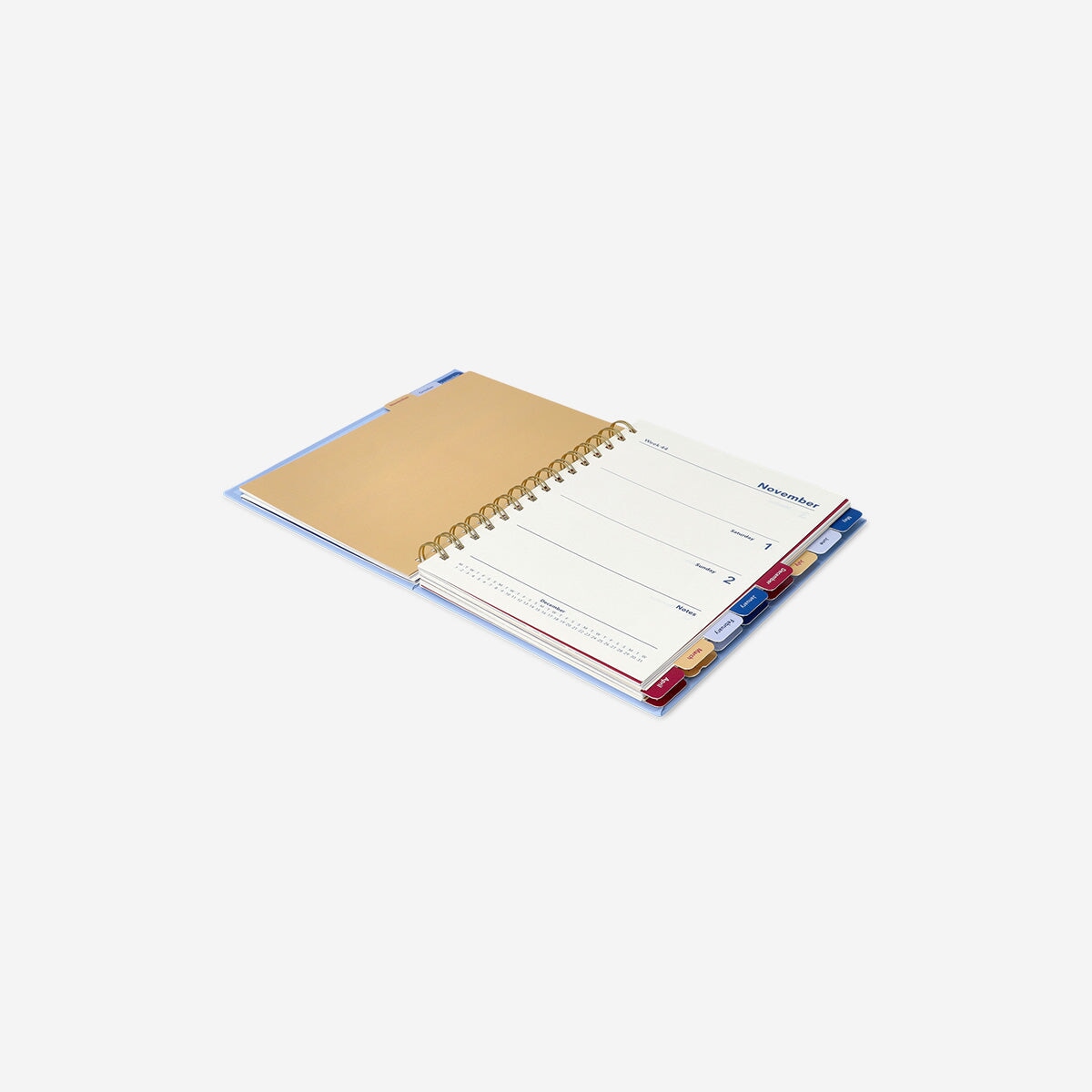 Blue study planner - English Office Flying Tiger Copenhagen 