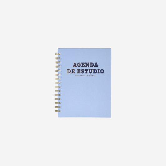 Blue study planner - Spanish