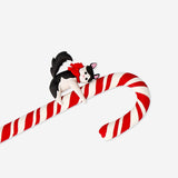 Candy cane ballpoint pen - Black ink Office Flying Tiger Copenhagen 