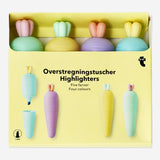 Highlighters. 4 pcs Office Flying Tiger Copenhagen 