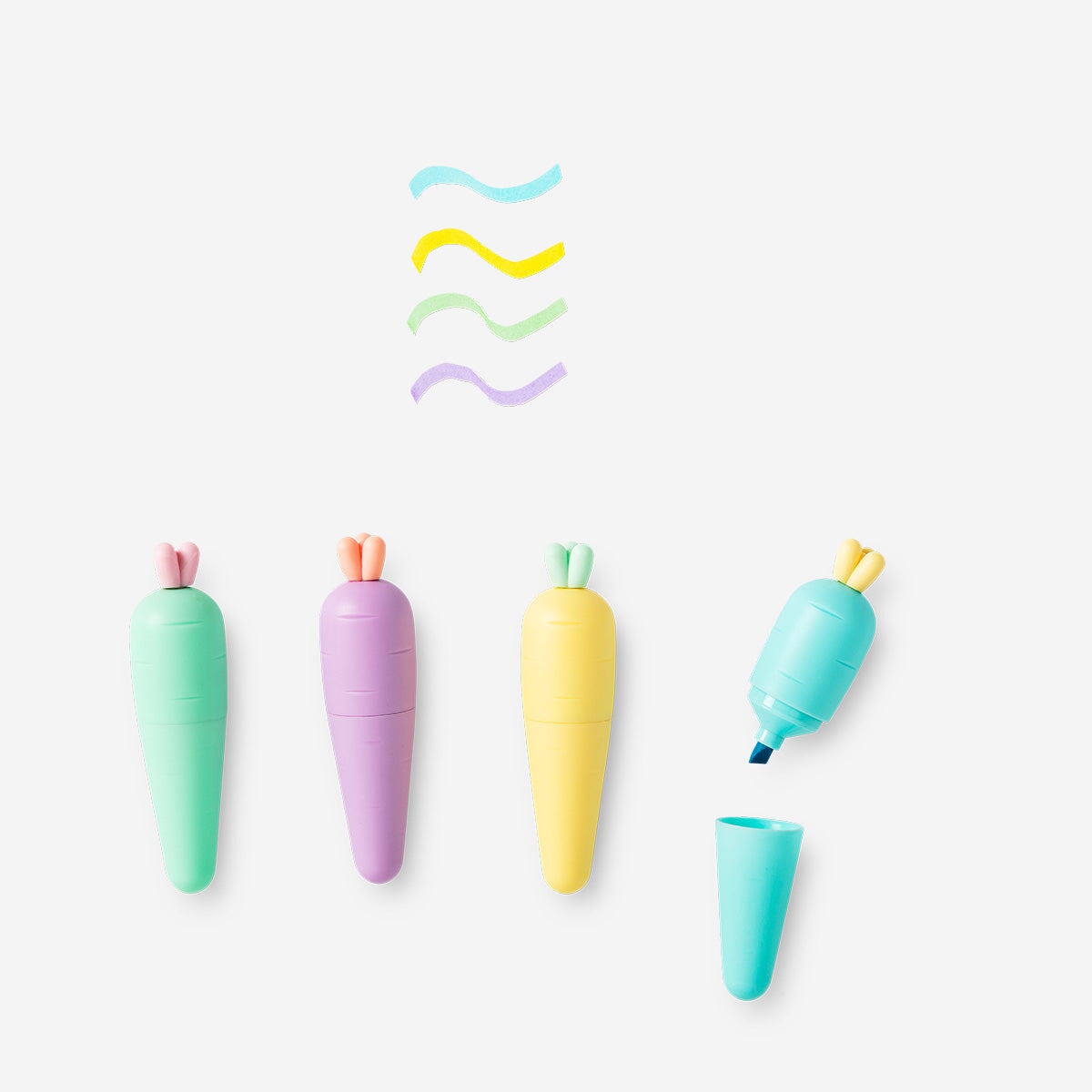 Highlighters. 4 pcs Office Flying Tiger Copenhagen 