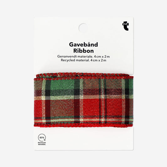 Checkered ribbon - 2 m