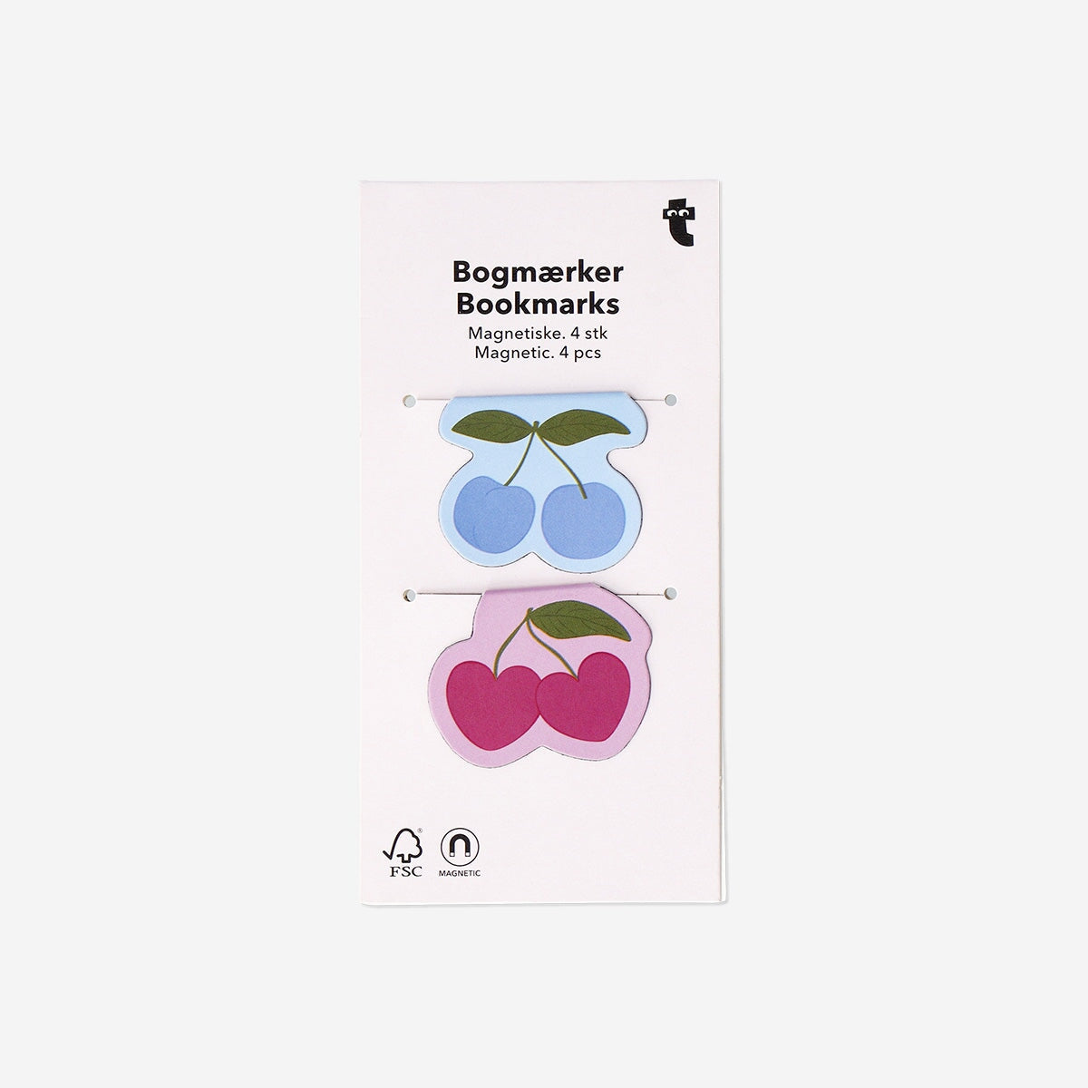 Cherry shaped bookmarks - 4 pcs Office Flying Tiger Copenhagen 
