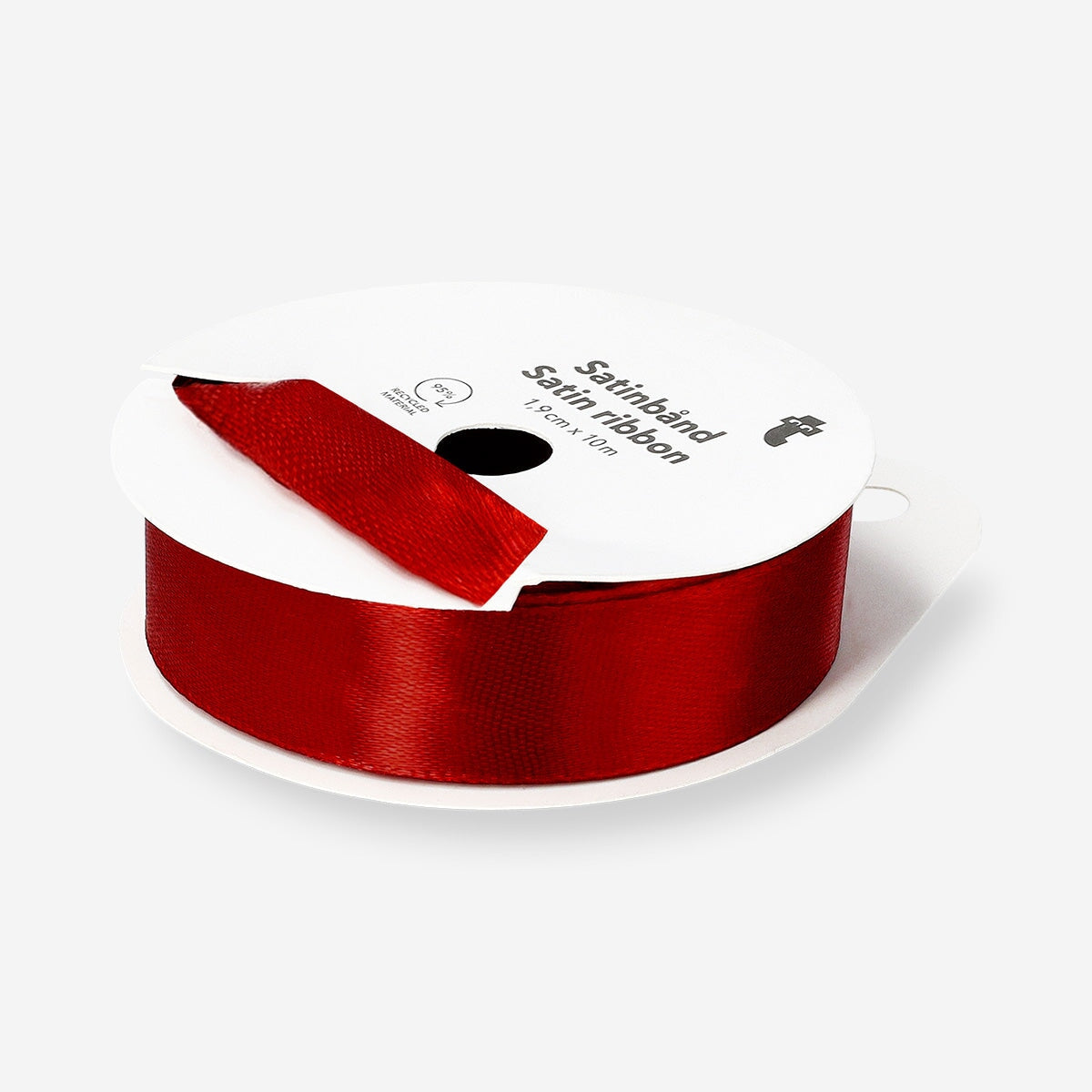 Flying Tiger Ribbon Spring Dark Red Satin Ribbon 10m – Elegant Christmas Gift Wrap Ribbon – Flying ...