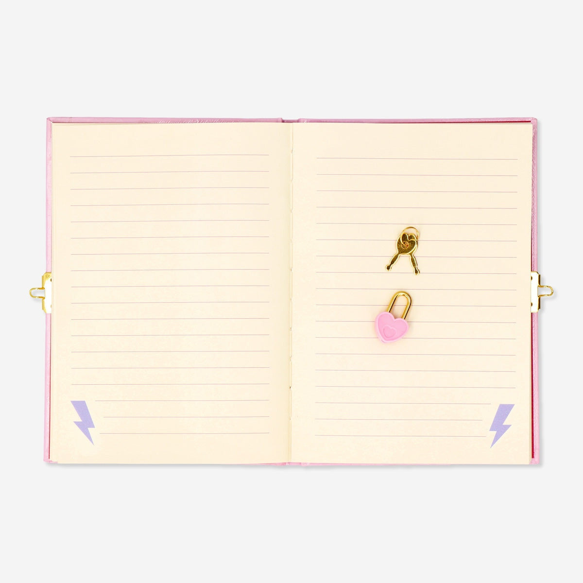 Office diary with lock by Flying Tiger Copenhagen, featuring a compact design and secure locking mechanism for personal notes.