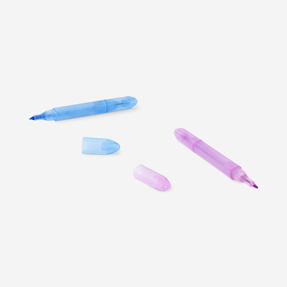 Dual tip highlighters in 2 sizes - 8 pcs - Flying Tiger Copenhagen