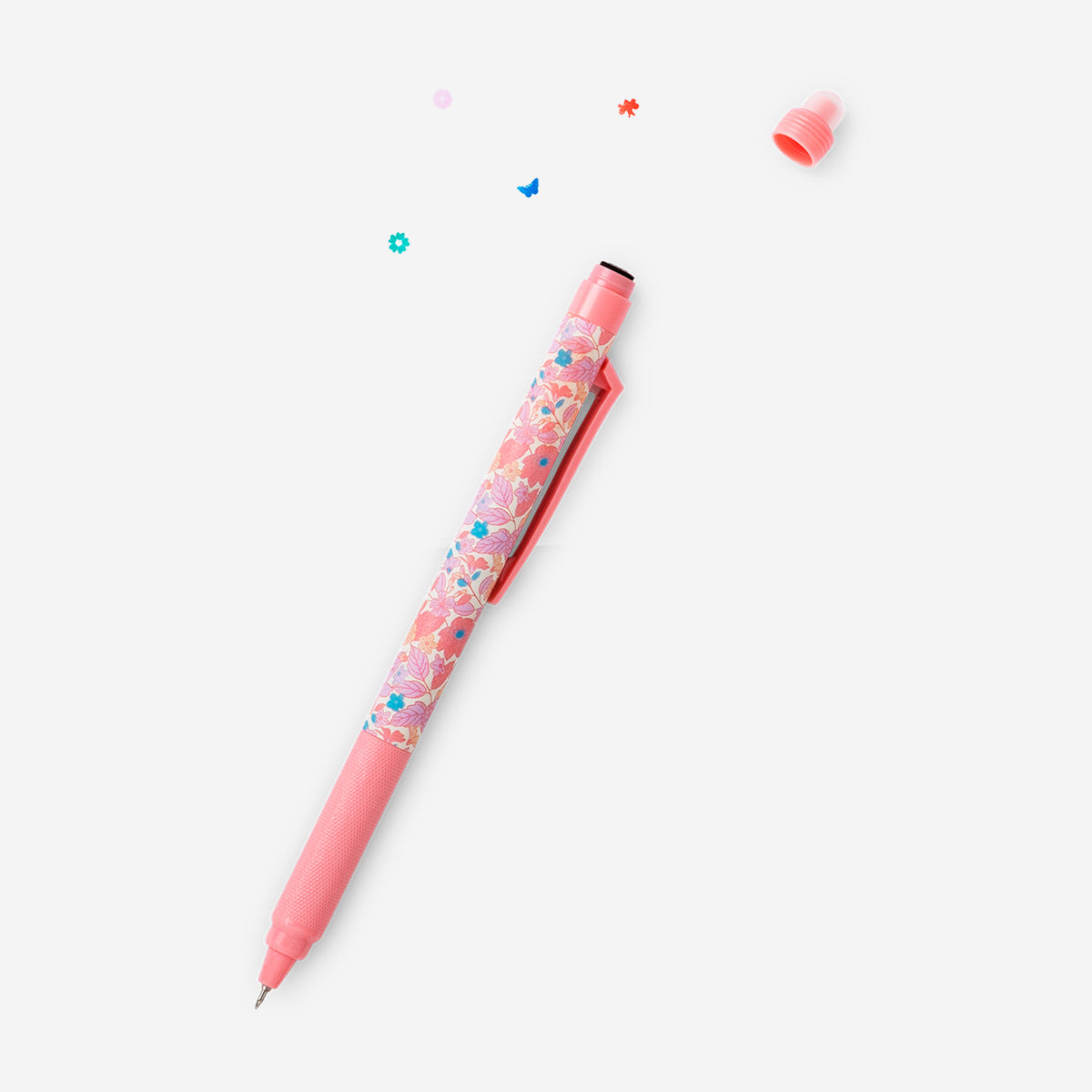 Erasable gel pens with stamps - 4 pcs