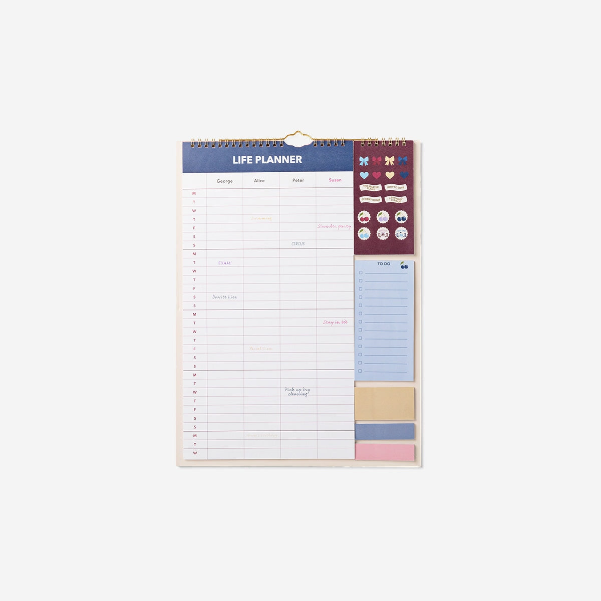 Family planner with stickers Office Flying Tiger Copenhagen 