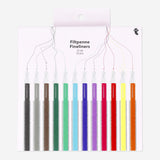 Fineliners. 12 pcs Office Flying Tiger Copenhagen 