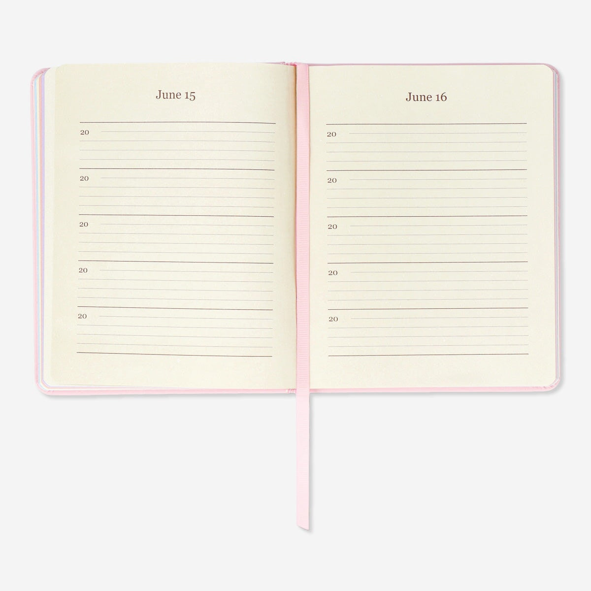 Flying Tiger Copenhagen five-year diary for office use, featuring a compact design and durable cover for daily organization.
