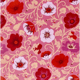 Floral gift bag with ribbon handle