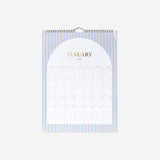 Floral monthly calendar for hanging - English office Flying Tiger Copenhagen 